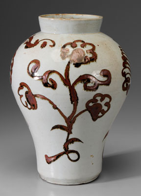 Baluster Ceramic Jar Korean Choson 117f04