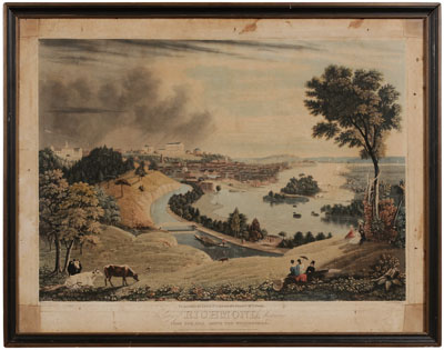 Engraving of Richmond, Virginia