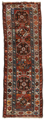 Kurdish Gallery Carpet late 19th early 117f22