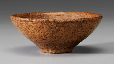 Miniature Burlwood Bowl British  117f38