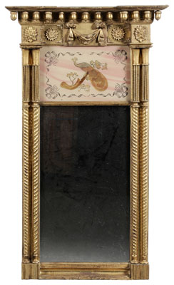 Federal Carved and Gilt Wood Mirror 117f3a