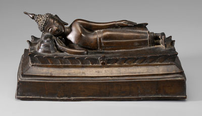 Bronze Figure of Reclining Buddha 117f93