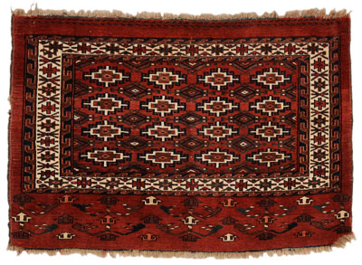 Turkman Rug Central Asia, 20th