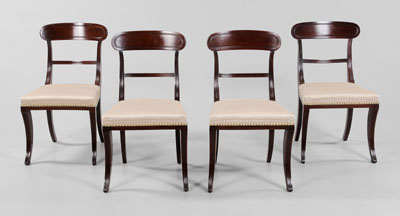 Set of Four Classical Mahogany 117feb