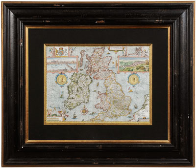 John Speed Map of Great Britain 117fed