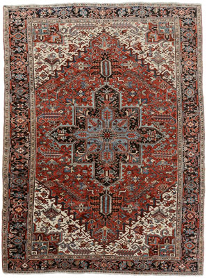 Heriz Carpet Persian mid 20th 117ffd