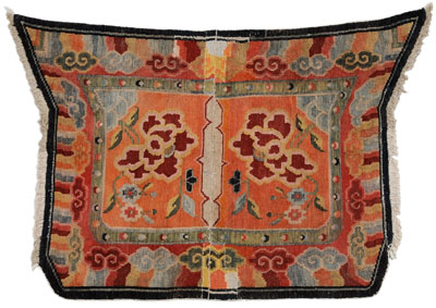 Tibetan Saddle Blanket late 19th early 117ffe