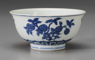 Blue and White Porcelain Bowl Chinese,