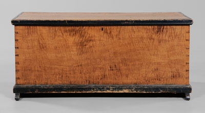 Tiger Maple Blanket Chest American  118012