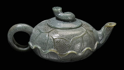 Jade Teapot Qing Dynasty possibly 11801e