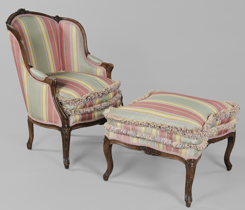 Provincial Louis XV Style Upholstered 1188ab