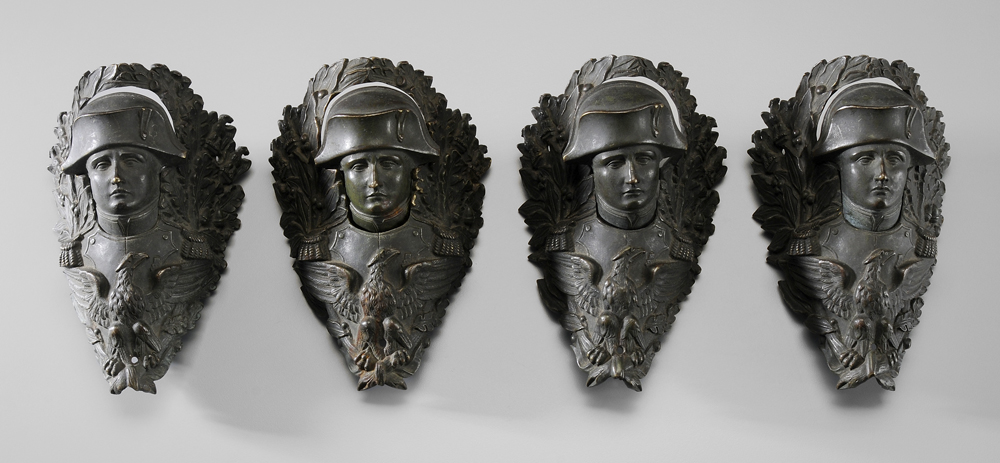 Four Bronze Napoleonic Billiard