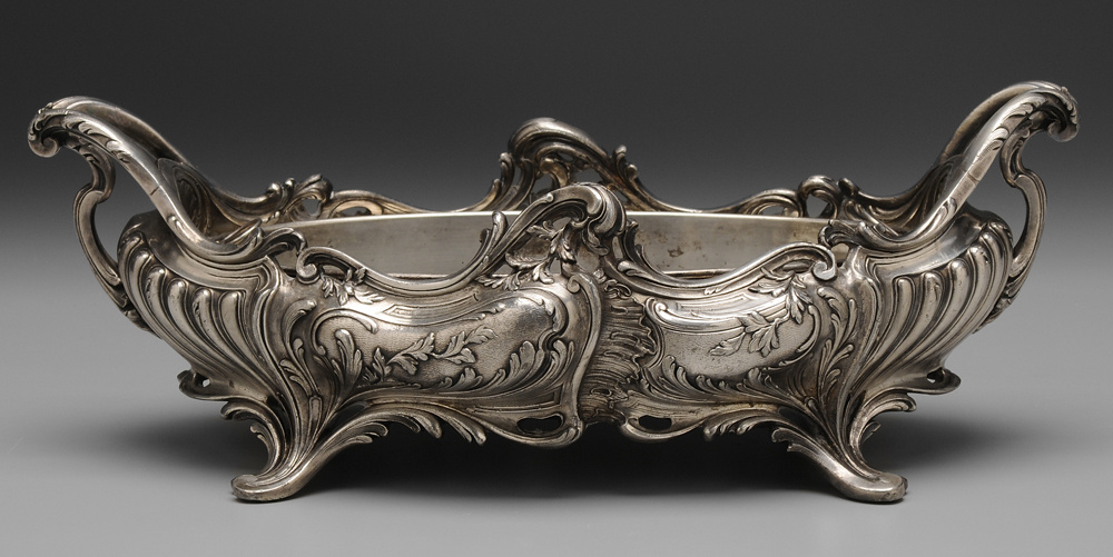 Rococo Style Silver Plated Jardini re 118935