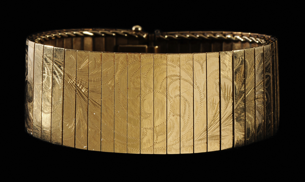 18 Kt Gold Bracelet plank style 11894e