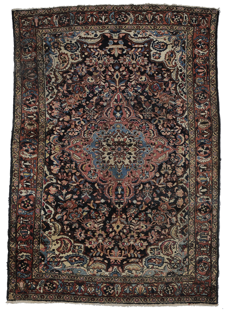 Hamadan Rug Persian early to mid 11897c