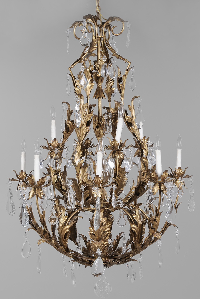 Baroque Style Gilt Wrought Iron 1189be
