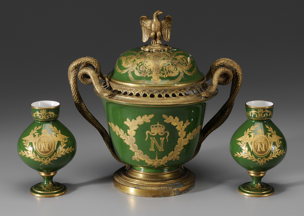 Three-Piece Set Sèvres Napoleonic