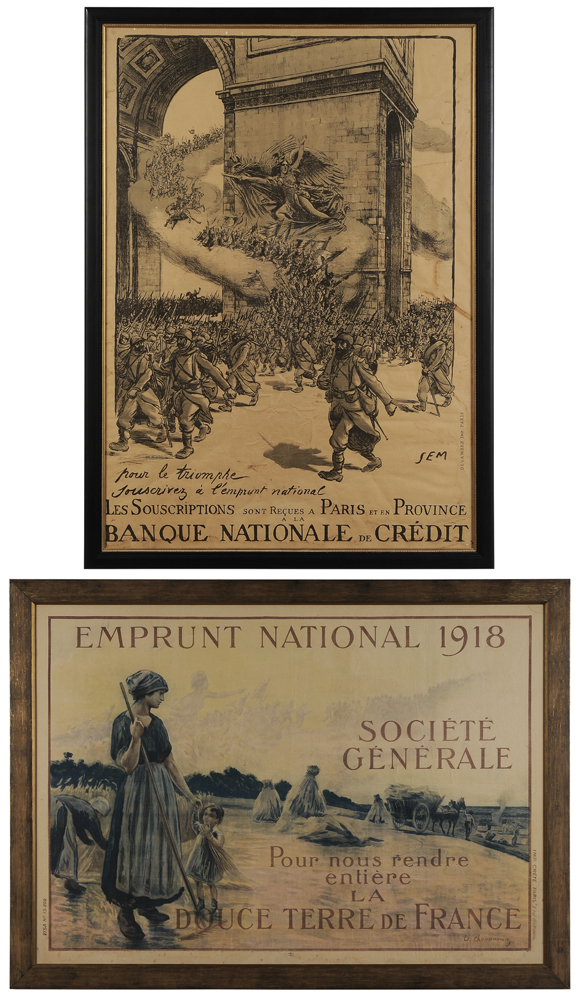 Two French Lithographs (19th-20th