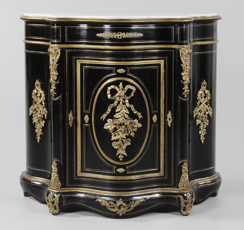 Louis Philippe Ebonized and Bronze-