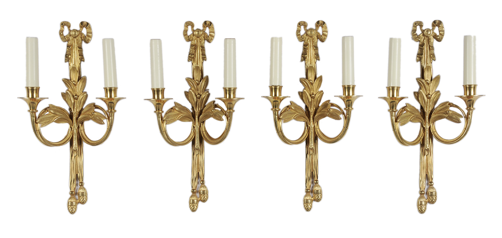 Set of Four Louis XVI Style Gilt 118a6e