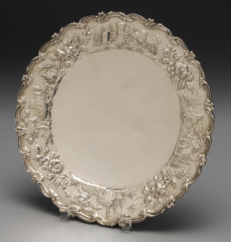 Kirk Sterling Footed Serving Plate