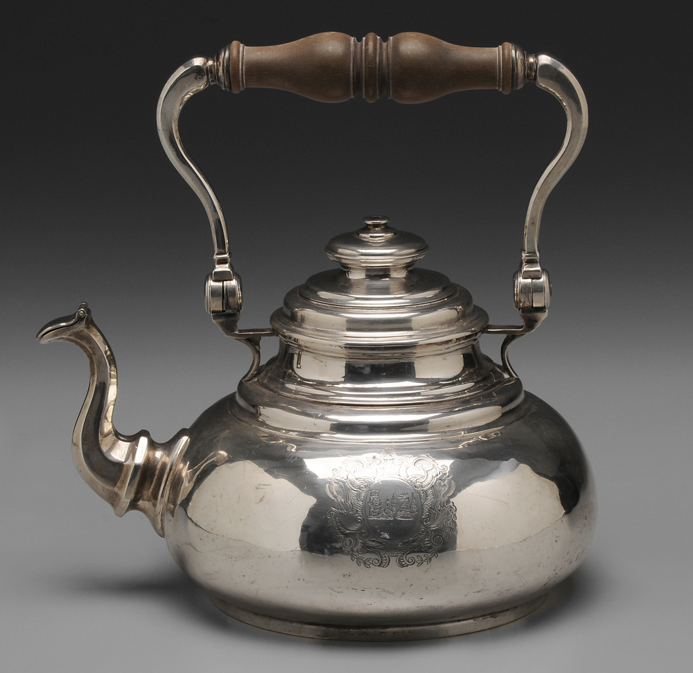 English Silver Water Kettle London  118a94