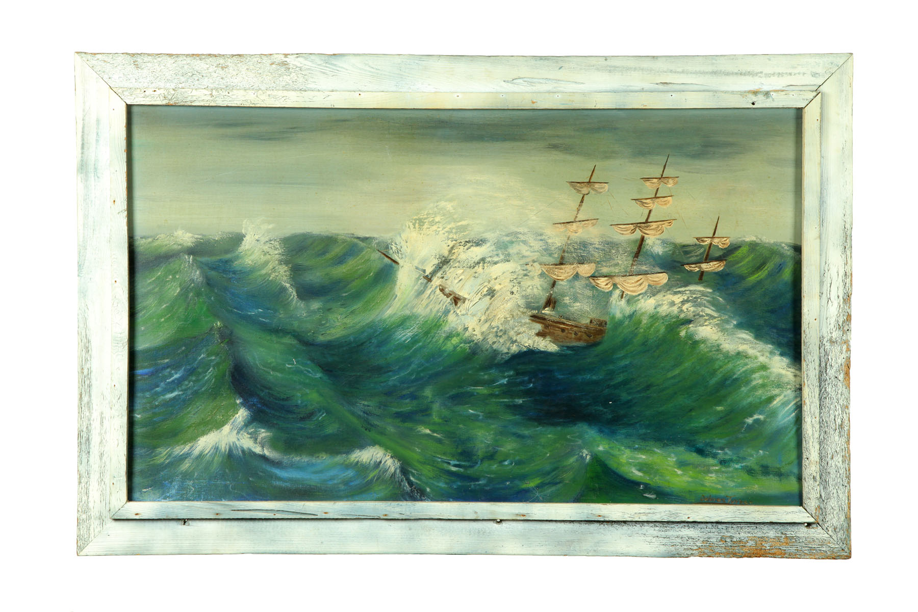 SHIP IN STORM BY DELORES TURNER