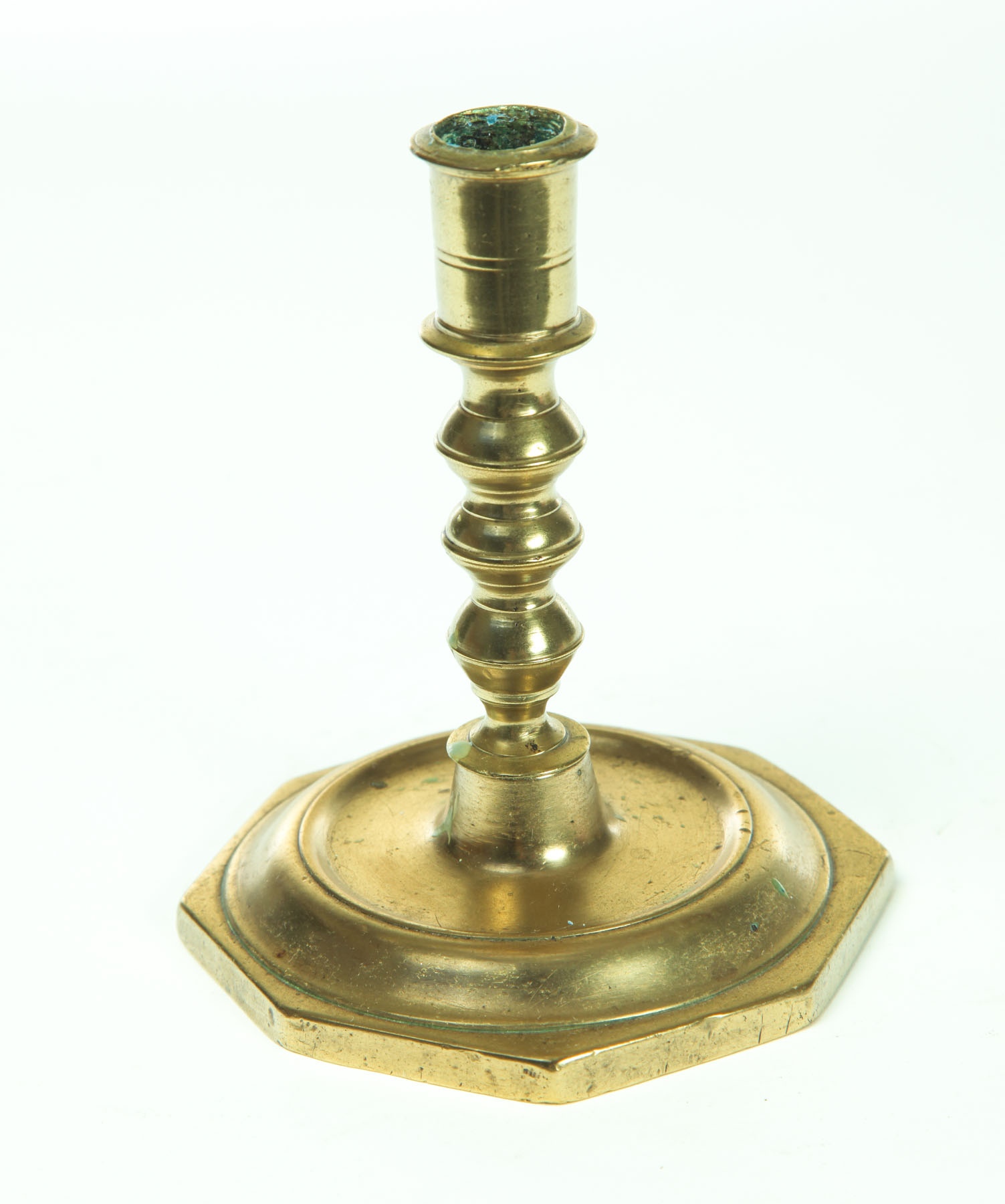 BRASS CANDLESTICK Probably Spain 116feb