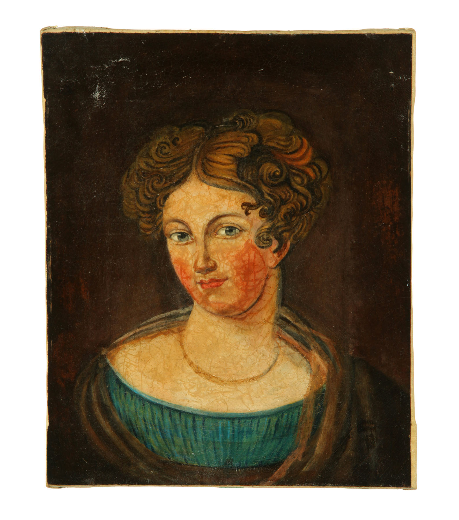 PORTRAIT OF A WOMAN AMERICAN SCHOOL 11701c