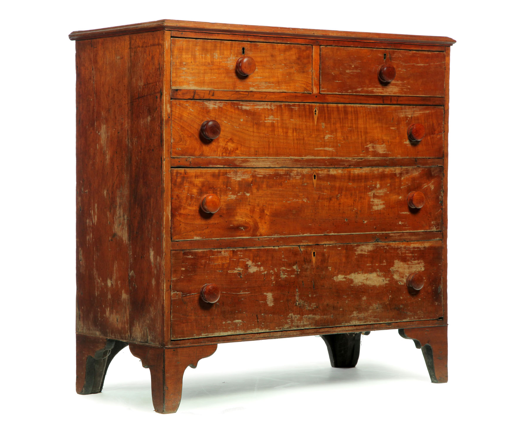 HEPPLEWHITE CHEST OF DRAWERS.  American