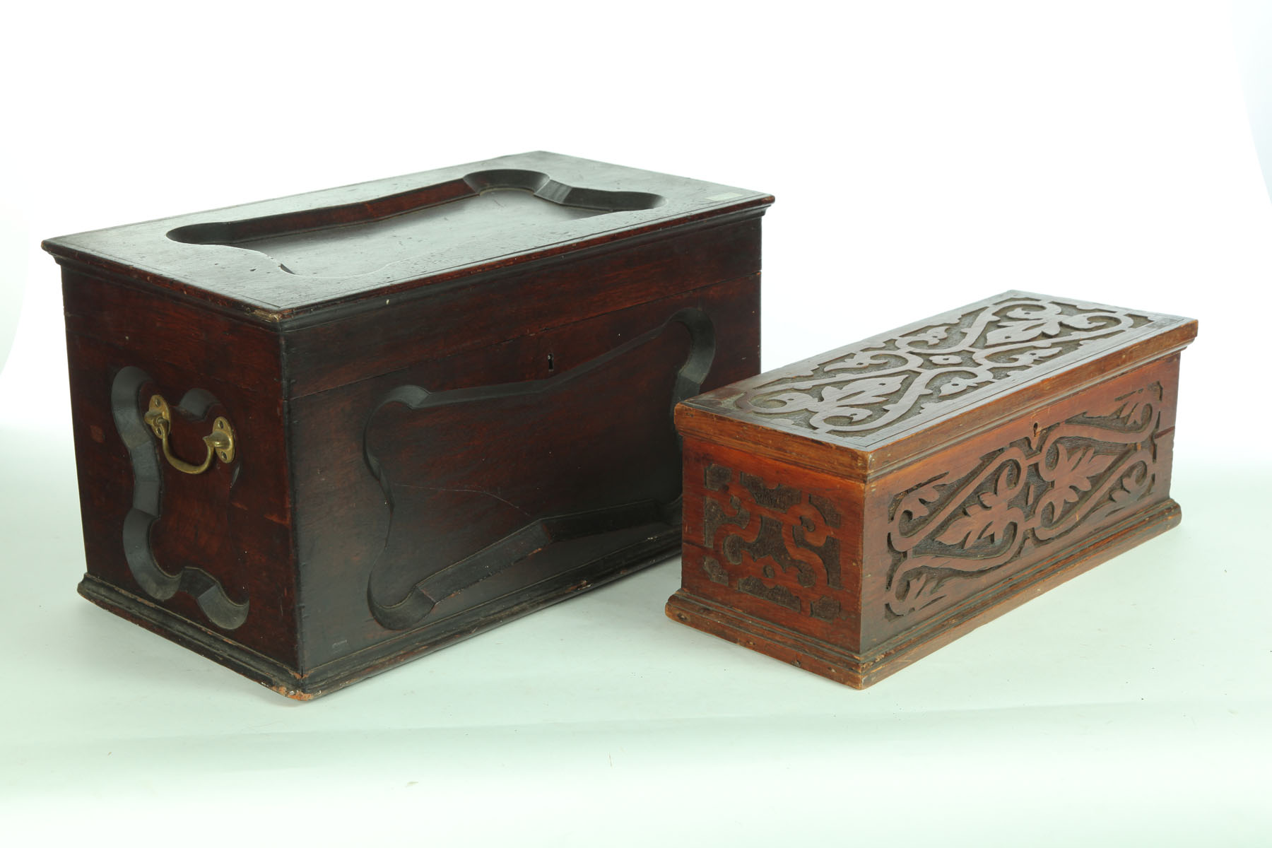 TWO BOXES.  Nineteenth-20th century.
