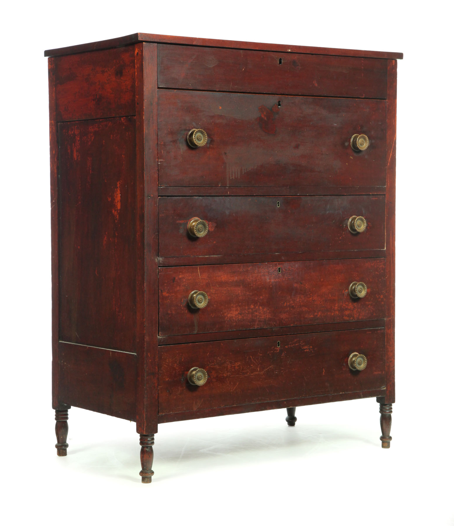 UNUSUAL SHERATON CHEST OF DRAWERS  117045