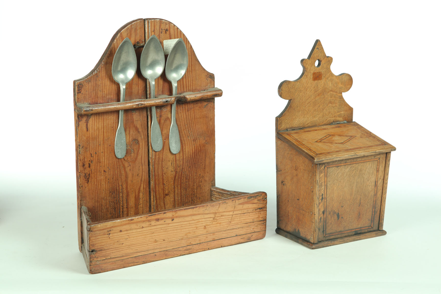 HANGING BOX AND SPOON RACK.  England