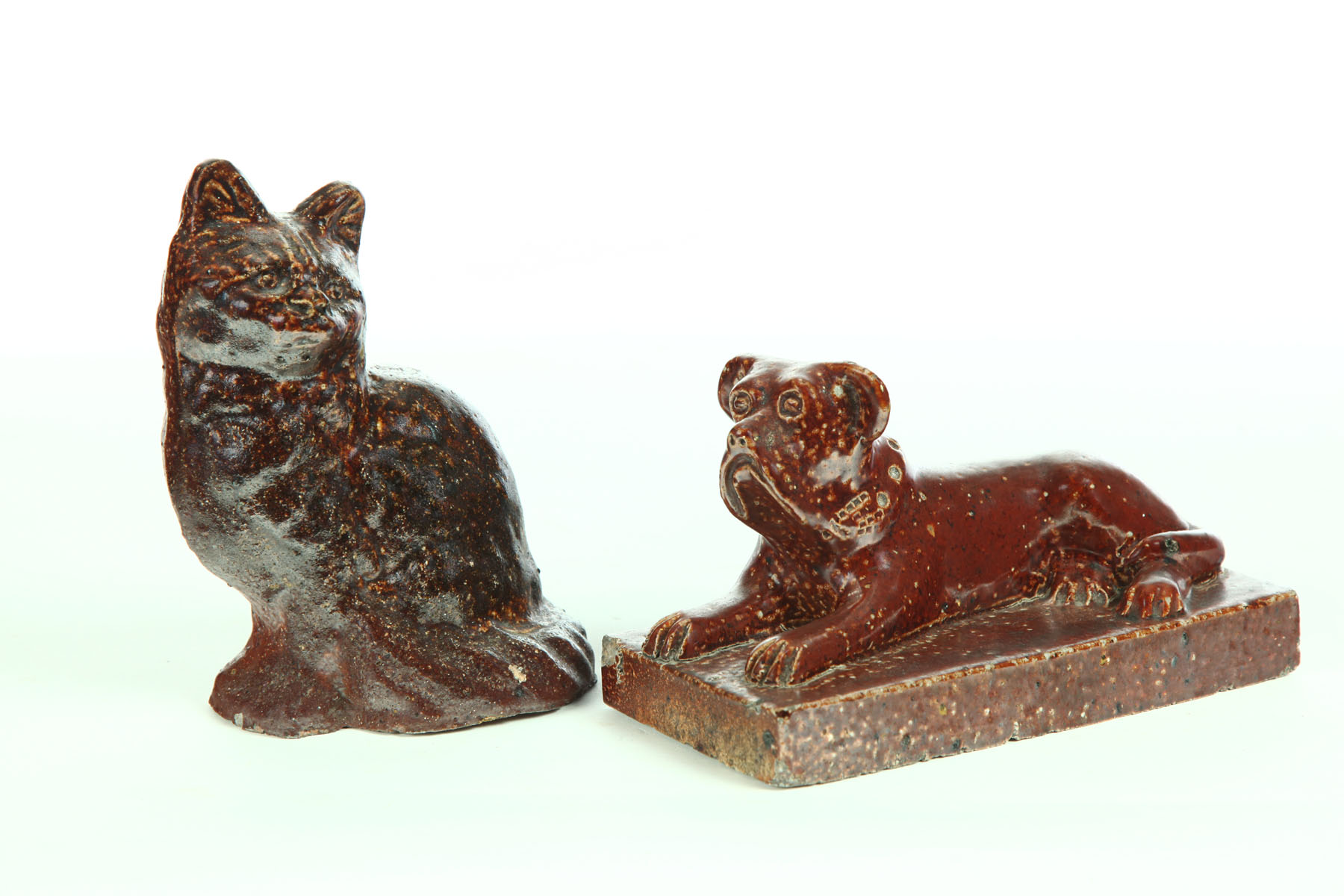 SEWERTILE DOG AND CAT.  Ohio  early