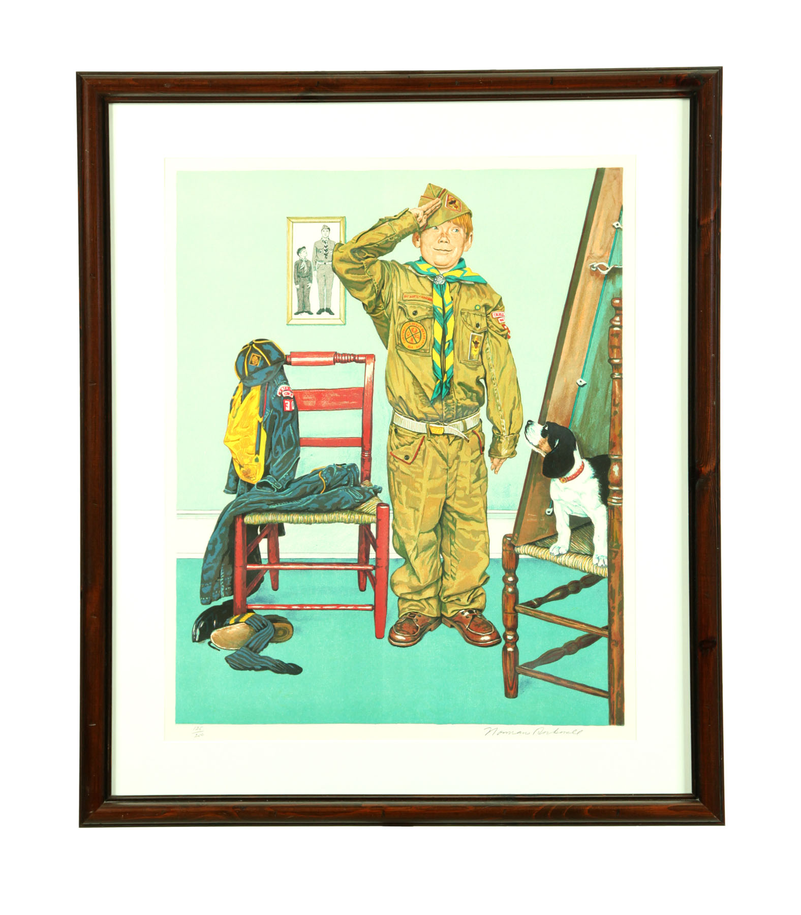 CAN'T WAIT PRINT BY NORMAN ROCKWELL