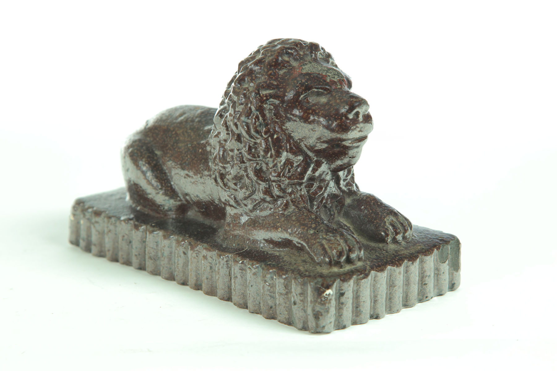 SEWERTILE LION.  Ohio  early 20th