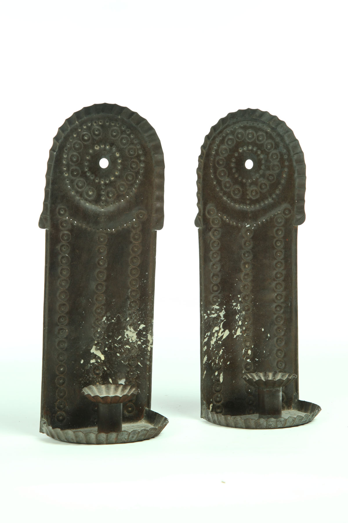 PAIR OF WALL SCONCES.  American