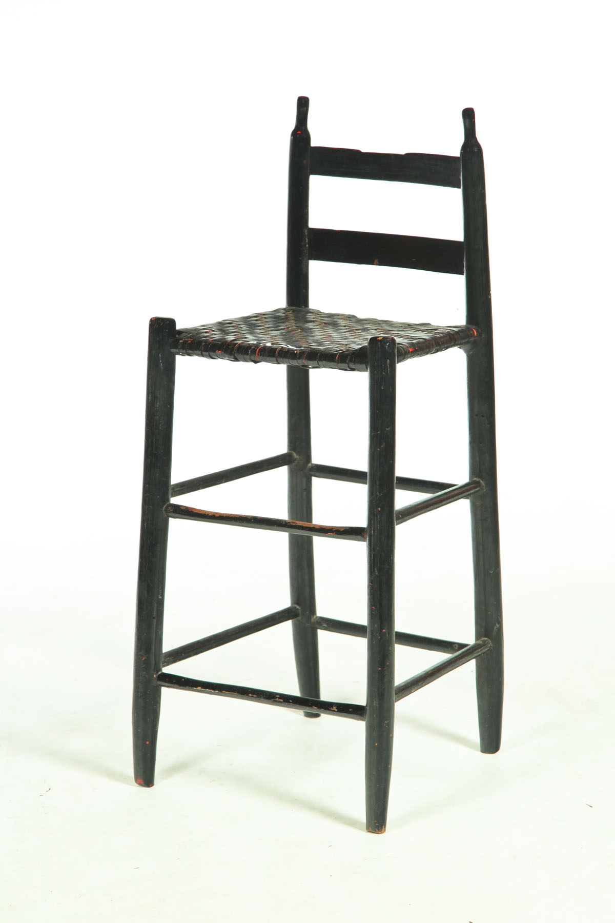 LADDERBACK HIGHCHAIR.  American  18th