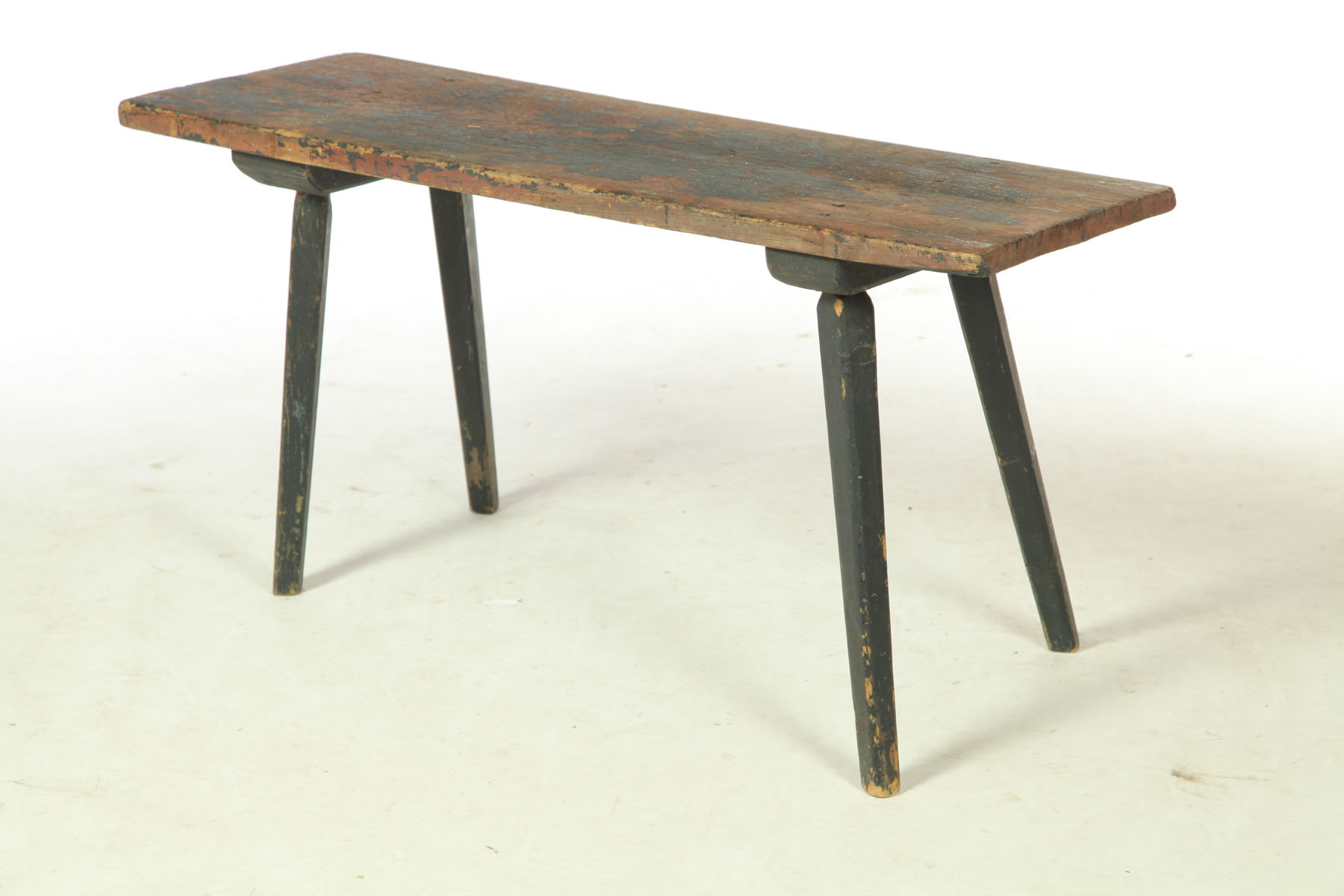 COUNTRY BENCH American 19th century 1170ba