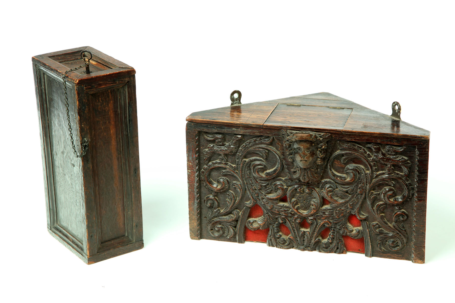 TWO BOXES England 18th century 1170c6