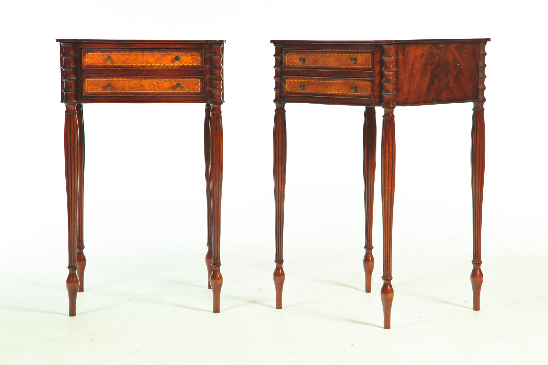 PAIR OF SHERATON STYLE WORK TABLES  1170d3