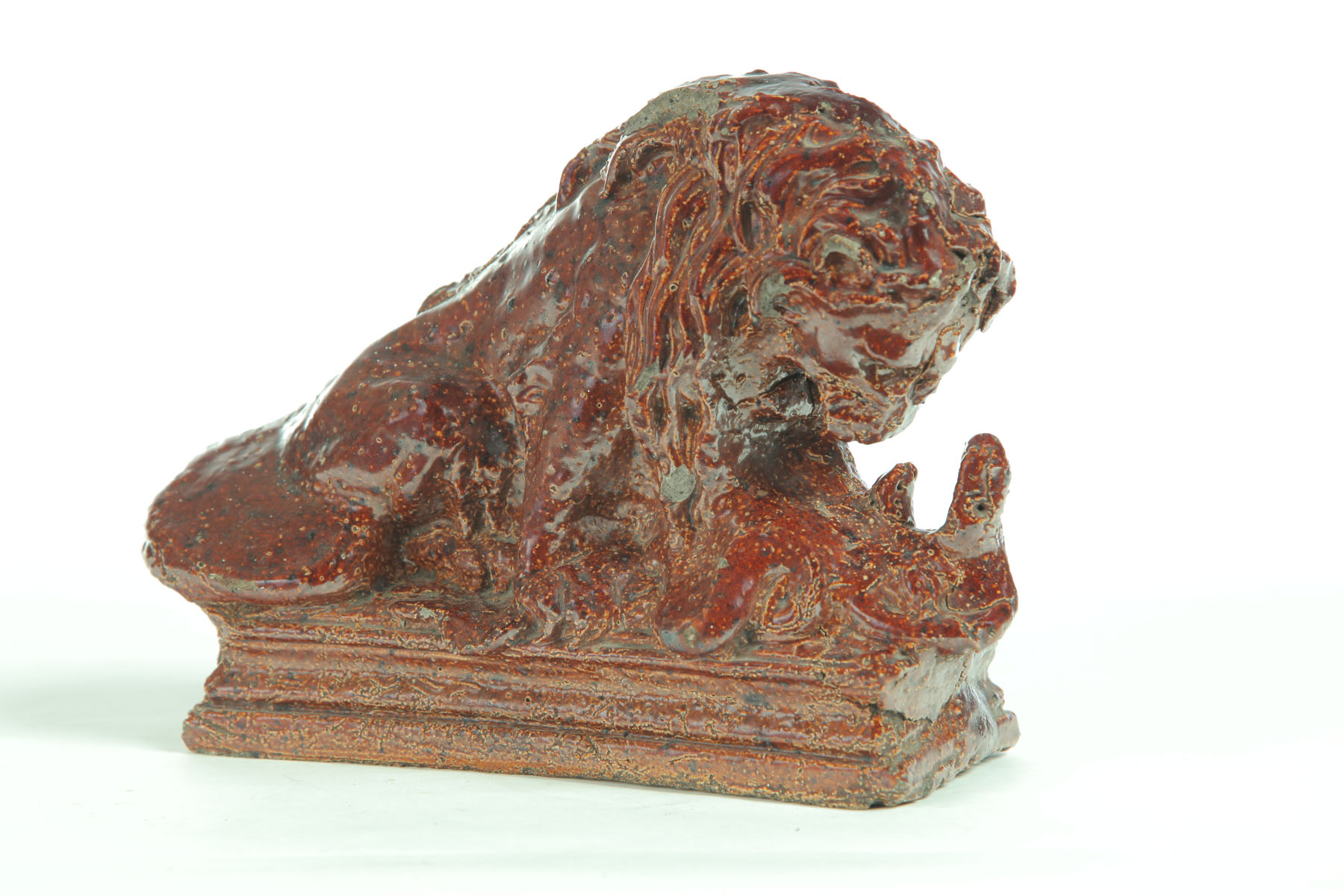 SEWERTILE LION.  Possibly England