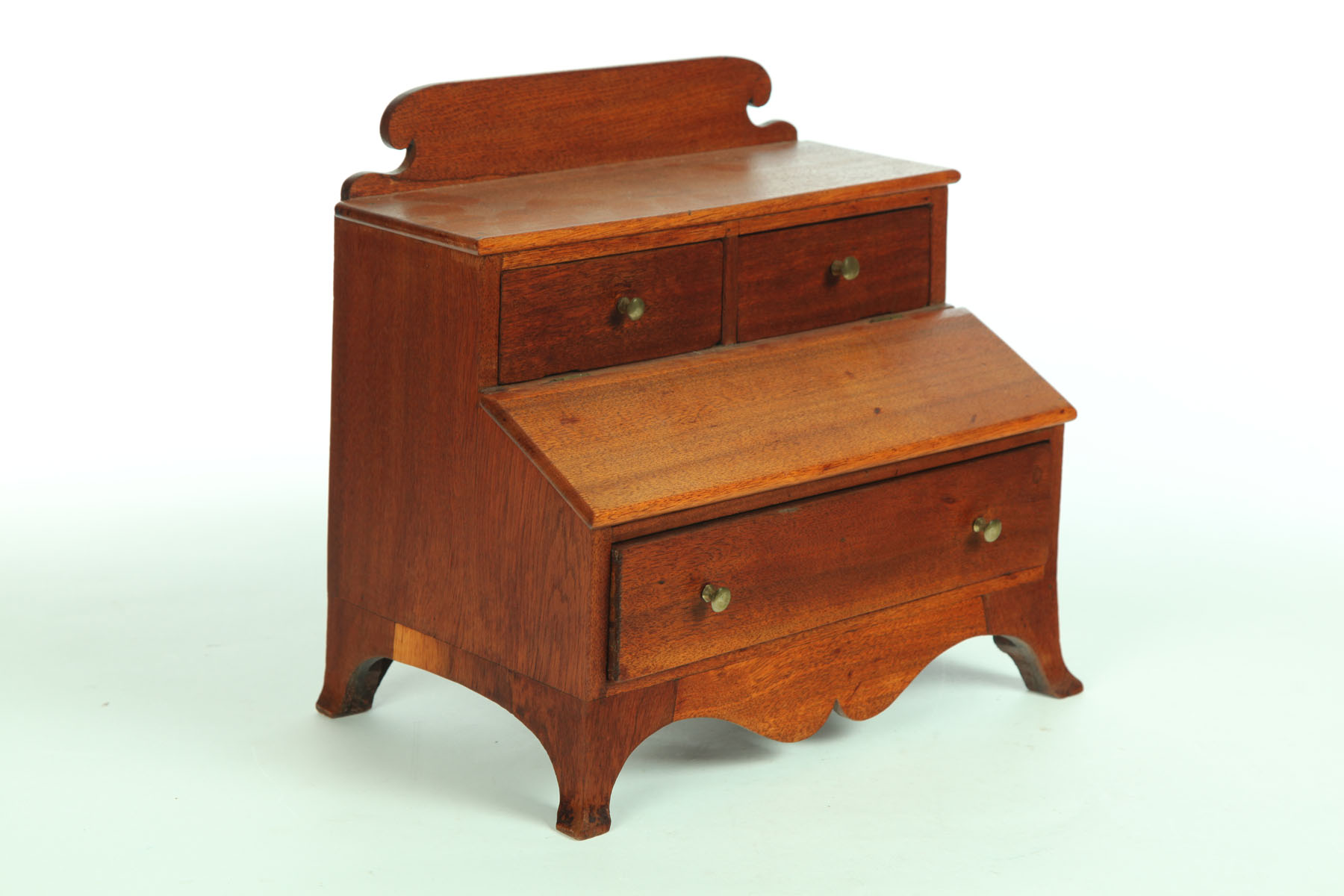 MINIATURE DESK.  American  early 19th