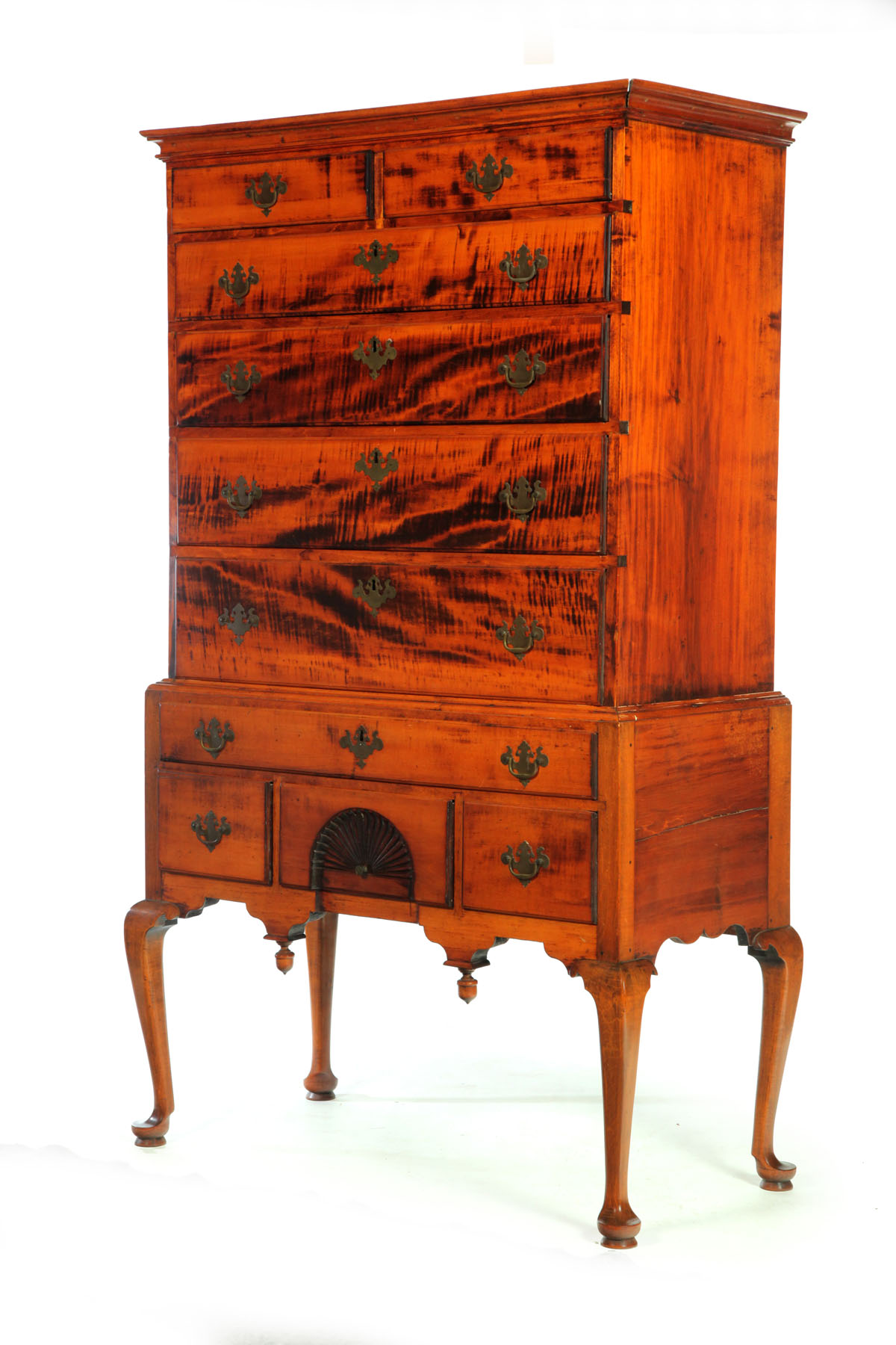 QUEEN ANNE HIGH CHEST OF DRAWERS  117109