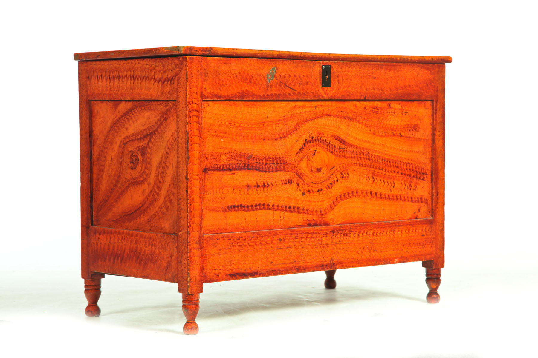 DECORATED BLANKET CHEST American 117135