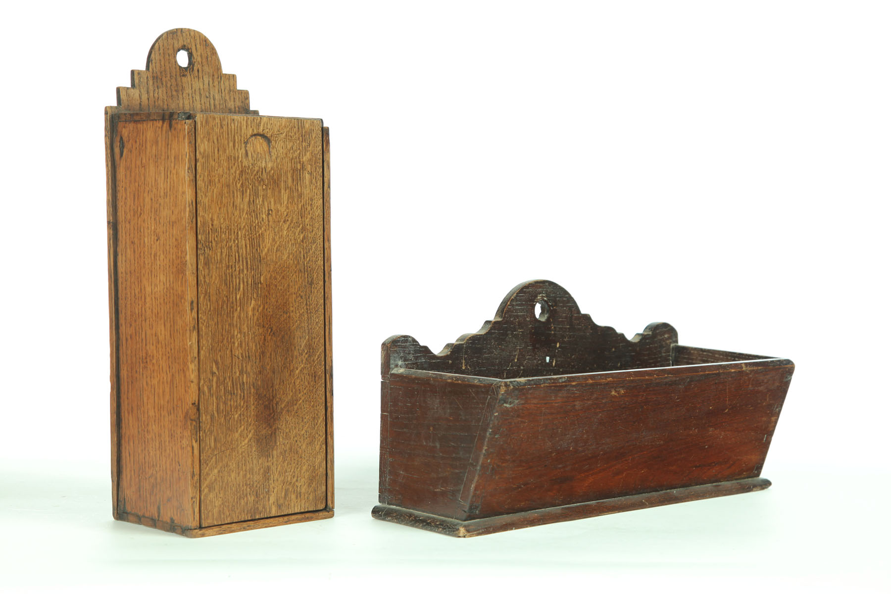 TWO HANGING BOXES England 19th 117164