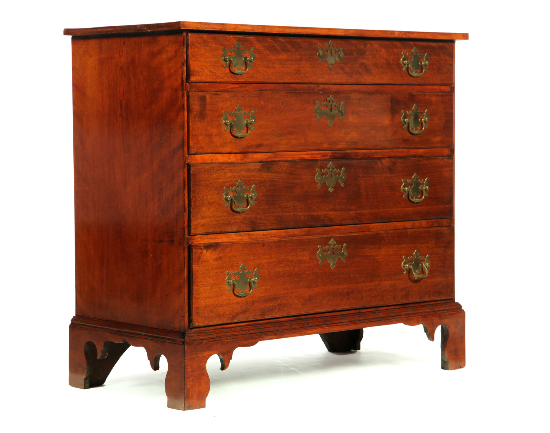 CHIPPENDALE CHEST OF DRAWERS. 