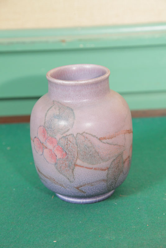 ROOKWOOD VASE. Butterfat glaze