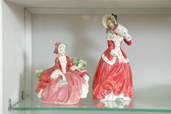 TWO ROYAL DOULTON FIGURINES LYDIA  117341