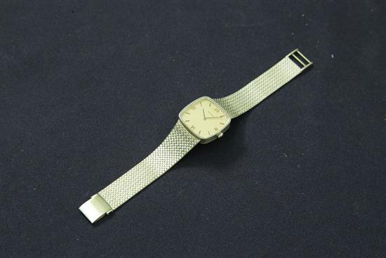 MENS MOVADO WATCH. Marked 14K. 7 1/2l.